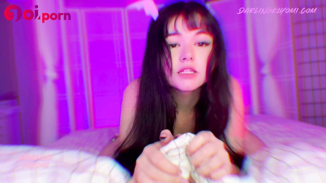 Sexy succubus jerks your cock to the last drop - Darling Kiyomi