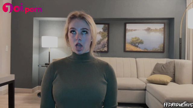 Cute blonde performs commands under hypnosis - FF Productions