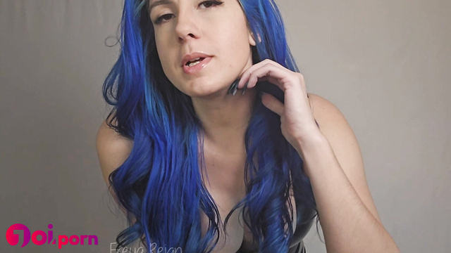 Femdom goddess trains my pet with cbt and anal play - Freya Reign