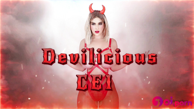 Devil mistress makes you jerk off and eat your own cum - QueenAnnellea