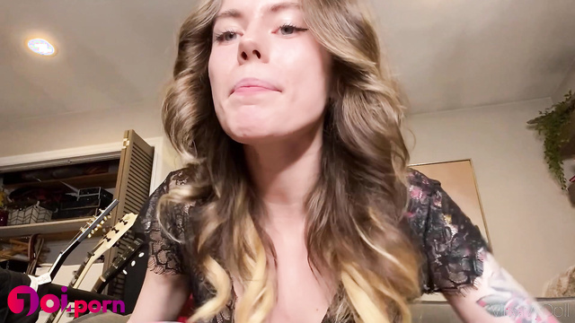 Sexy blonde frees your cock from chastity cage and teases with her tits - MissIvyDoll