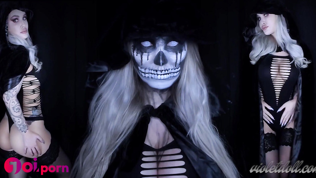 Witch will stroke and hex your dick - Worship Violet Doll