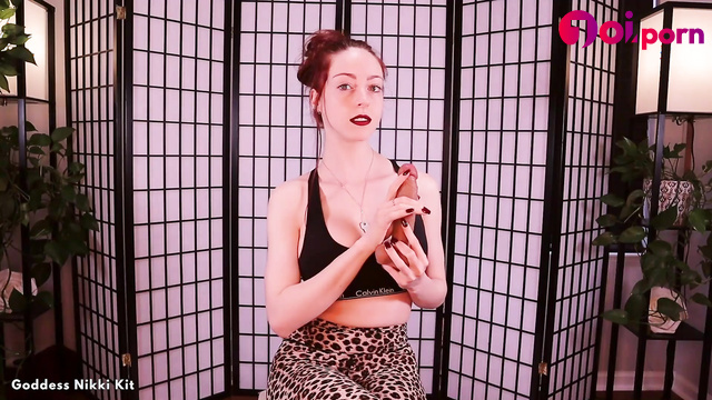 Dirty anal JOI with her lovely dildo - Goddess Nikki Kit