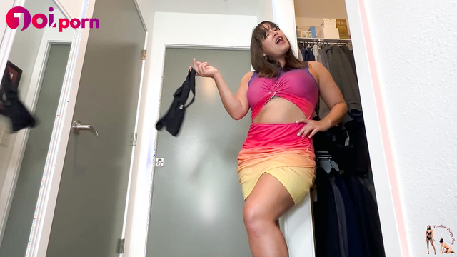 Mistress forces to worship her feet for stealing her panties - Megan Jones