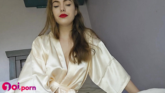 The girl seduces you with her beautiful tits and makes you cum on them - Selina O Hair