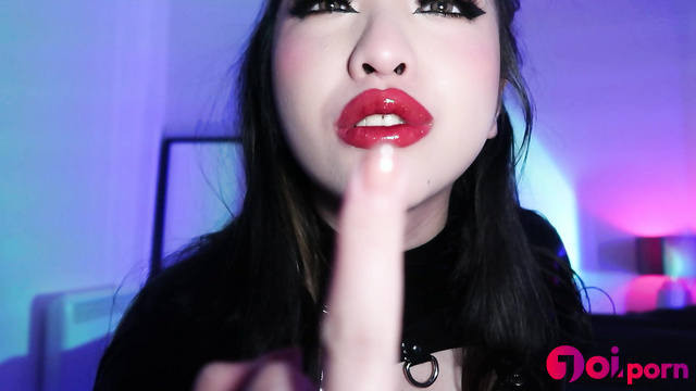 Asian mistress makes you jerk off your virgin cock but forbids you to cum - ClaudiaHon