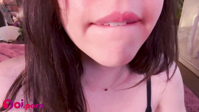 Sexy girl teases and excites you with her sweet mouth - Princess Violette