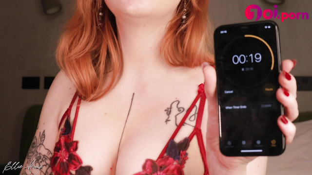Cum in one minute, Beta / dirty femdom - Ellie Haze