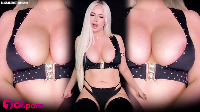 Look what kind of rubber dick she'll fuck you with, femdom tape - Alissa Ryan