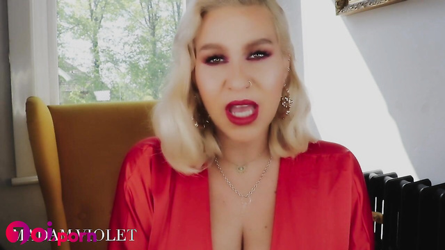 Busty blonde milf controls your orgasm -  Goddess Madam Violet