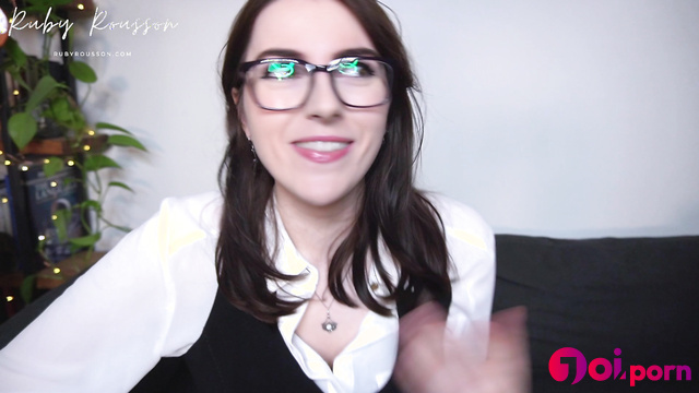 Teacher will tell you the correct angle to jerk off at (roleplay) - Ruby Rousson