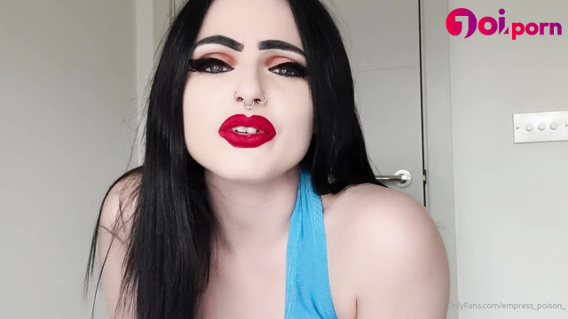 Hot brunette humiliates you harshly - Empress Poison