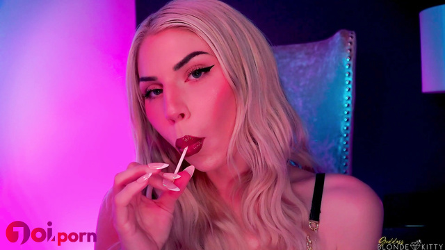 Your sweet addiction with her voice - Goddess Blonde Kitty
