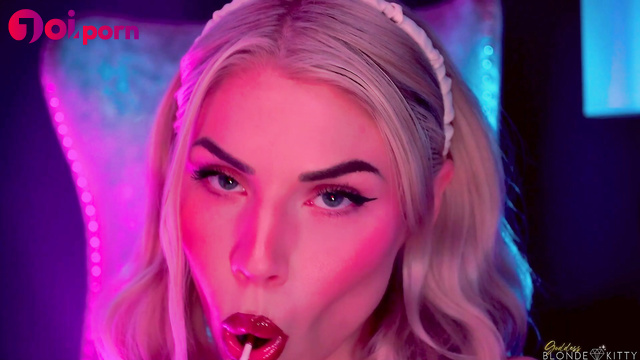 Your sweet addiction with her voice - Goddess Blonde Kitty