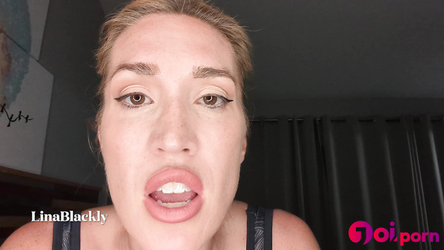 Please, eat cum from mommy's pussy / dirty talk joi - LinaBlackly