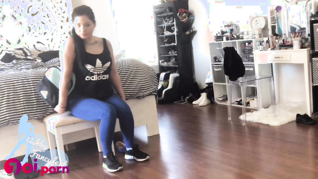 Smell her socks after gym (foot fetish hot joi) - Ashley Fancy Fetish