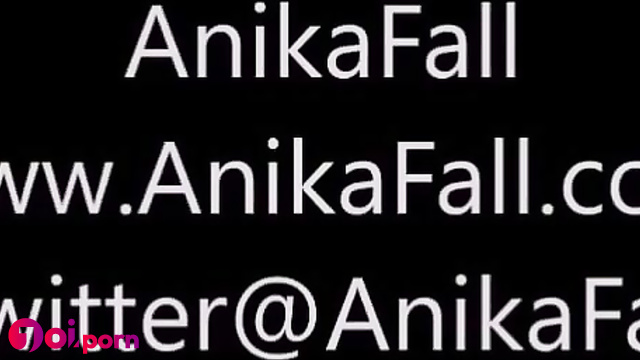 She teaching you to caress yourself, dirty talk - Anika Fall