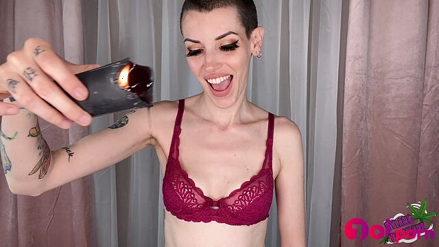Hot wax JOI porn, look what she will do with your dick - Ryland Babylove