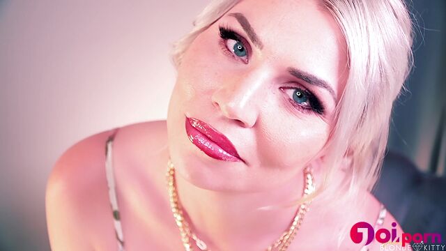Yes, her lips are the most beautiful and sexy - Goddess Blonde Kitty