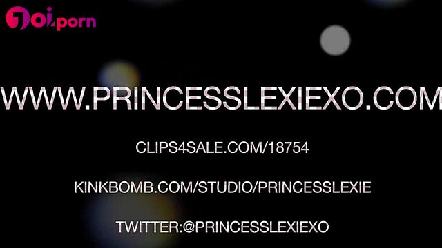 Her gorgeous body won't let you leave her - Princess Lexie