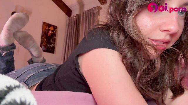 Stroke worship, babe will punish you gently - Princess Violette