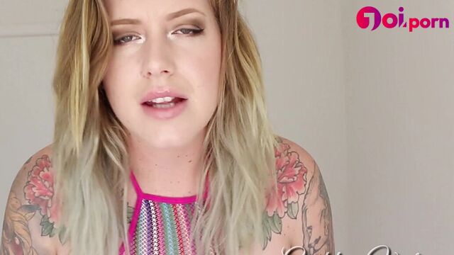 Blonde knows, you want to lick her big tits - Goddess Victoria