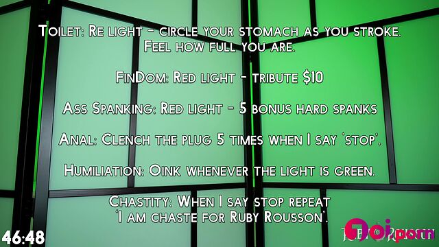 The curvy mistress counts down to your orgasm - Ruby Rousson
