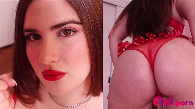 Juicy brunette teases with her sweet ass - Princess Claretta